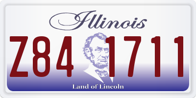 IL license plate Z841711
