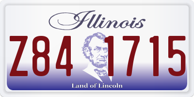 IL license plate Z841715