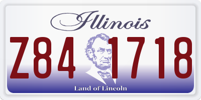 IL license plate Z841718