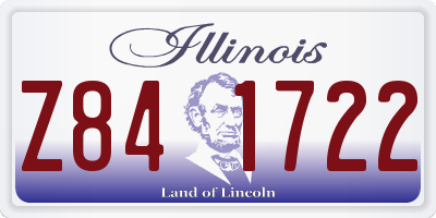 IL license plate Z841722