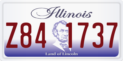 IL license plate Z841737