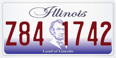 IL license plate Z841742