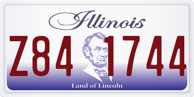 IL license plate Z841744