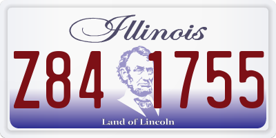 IL license plate Z841755