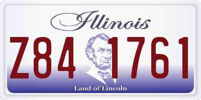 IL license plate Z841761