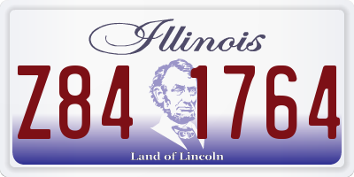 IL license plate Z841764