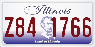 IL license plate Z841766