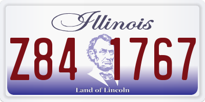 IL license plate Z841767