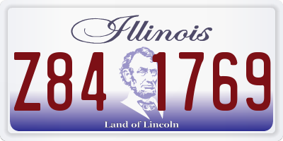 IL license plate Z841769