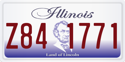 IL license plate Z841771