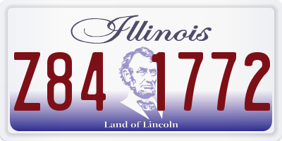 IL license plate Z841772