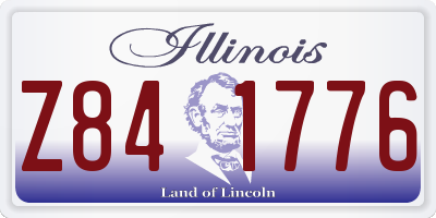 IL license plate Z841776