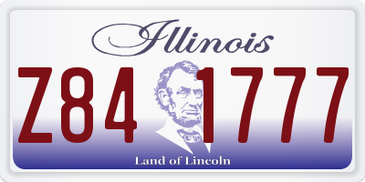 IL license plate Z841777