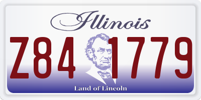 IL license plate Z841779