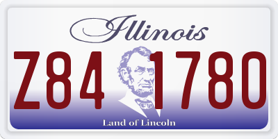 IL license plate Z841780