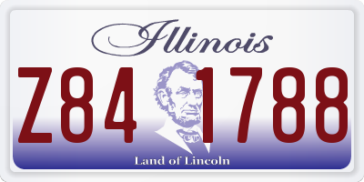 IL license plate Z841788