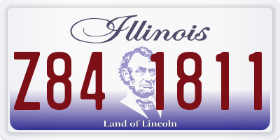 IL license plate Z841811