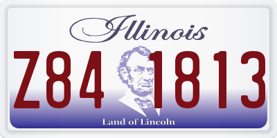 IL license plate Z841813