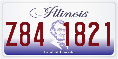 IL license plate Z841821