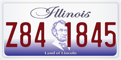 IL license plate Z841845