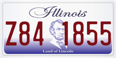 IL license plate Z841855