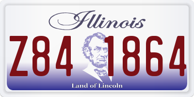 IL license plate Z841864
