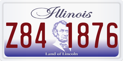 IL license plate Z841876