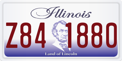 IL license plate Z841880
