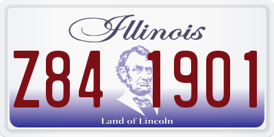 IL license plate Z841901