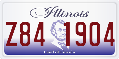 IL license plate Z841904