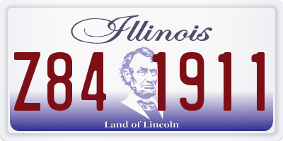 IL license plate Z841911