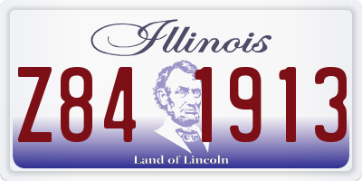 IL license plate Z841913
