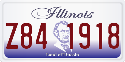 IL license plate Z841918