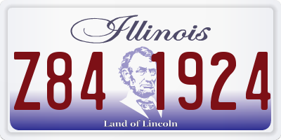 IL license plate Z841924