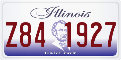 IL license plate Z841927