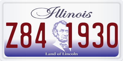 IL license plate Z841930