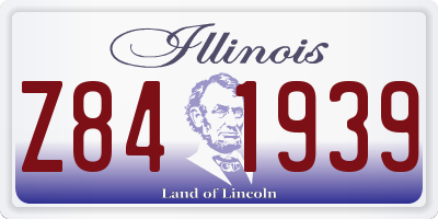 IL license plate Z841939