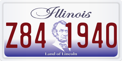 IL license plate Z841940