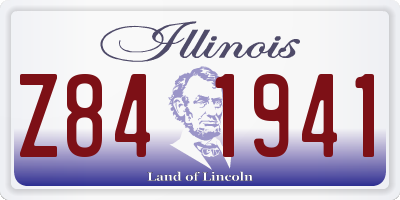 IL license plate Z841941