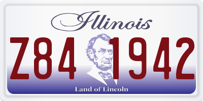 IL license plate Z841942