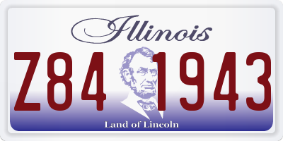 IL license plate Z841943