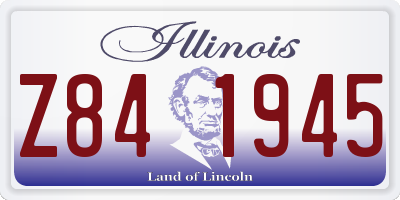 IL license plate Z841945