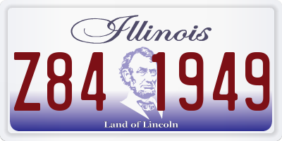 IL license plate Z841949