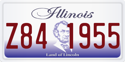IL license plate Z841955