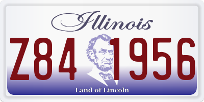 IL license plate Z841956