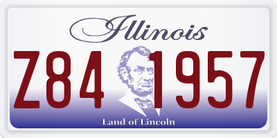 IL license plate Z841957