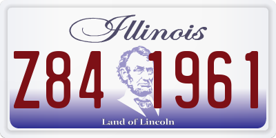 IL license plate Z841961