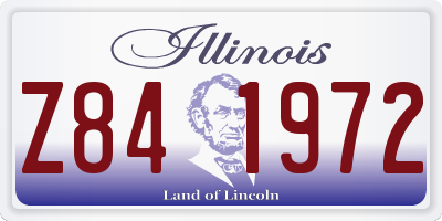 IL license plate Z841972