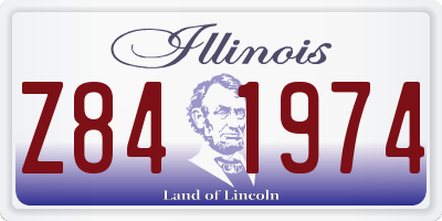IL license plate Z841974