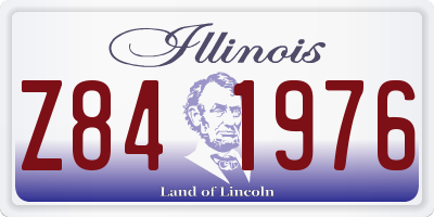 IL license plate Z841976